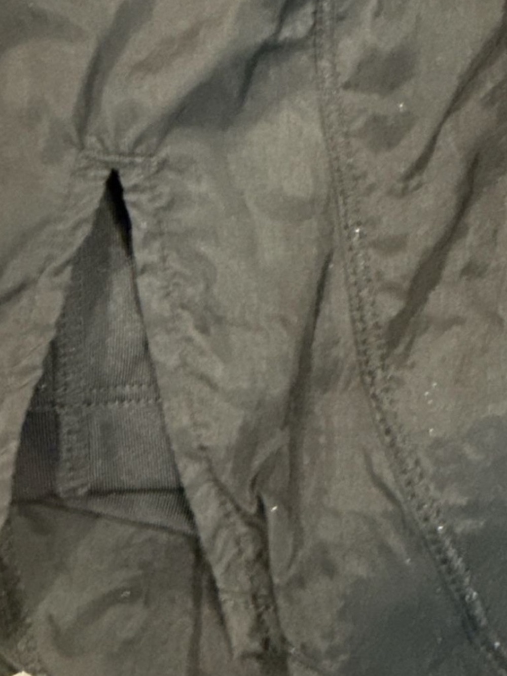 Nike Running Division Black Athletic Shorts with 3 Stripe Nike Logo, Size Small - Picture 6 of 9